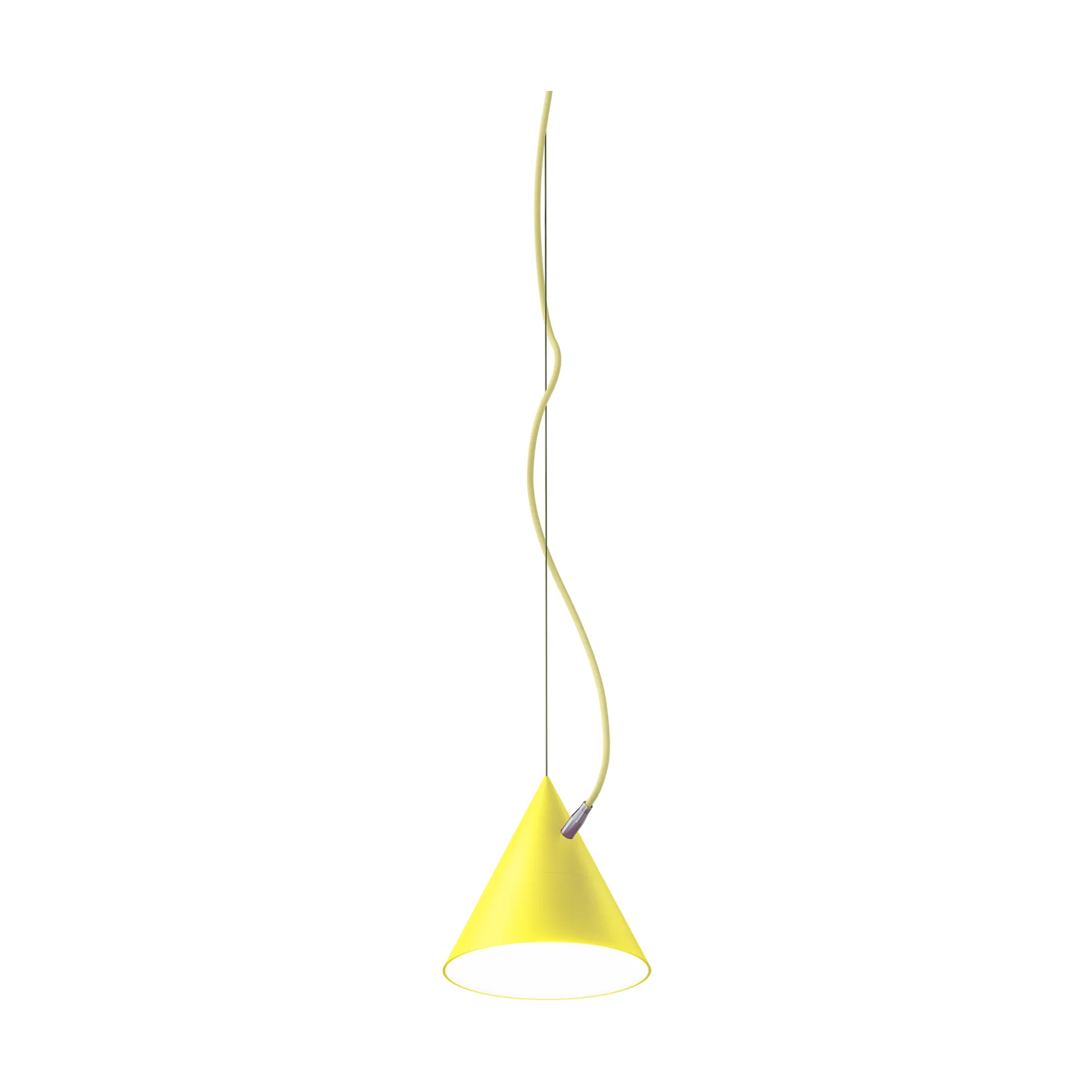 Castor pendant 20 cm, Yellow-light yellow-silver Noon