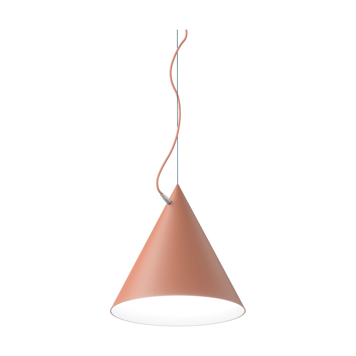 Noon Castor pendant 40 cm Apricot-apricot-silver | Scandinavian Design | Pendant lamps | Orange