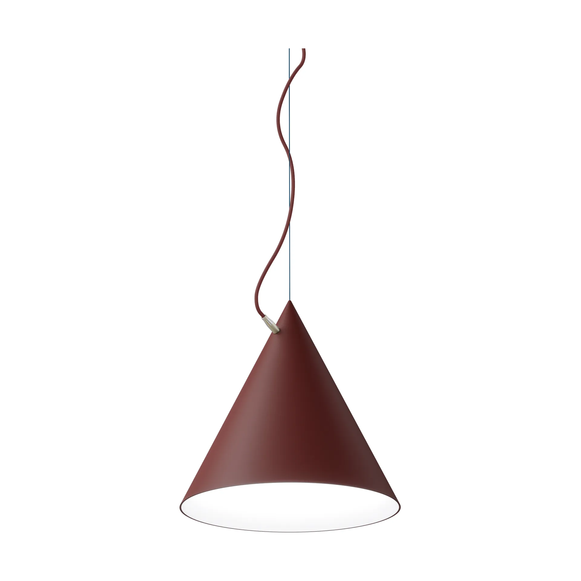Castor pendant 40 cm, Bordeaux red-dark red-brass Noon