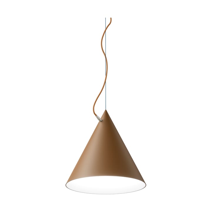 Castor pendant 40 cm - Brown-okra-brass - Noon