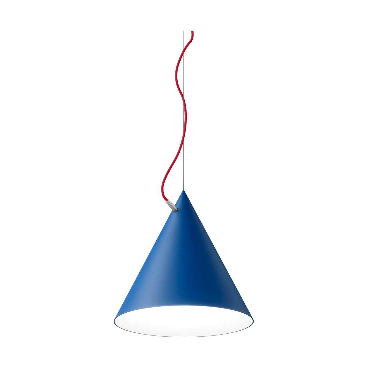 Noon Castor pendant 40 cm Clear blue-red-silver | Scandinavian Design | Pendant lamps | Blue