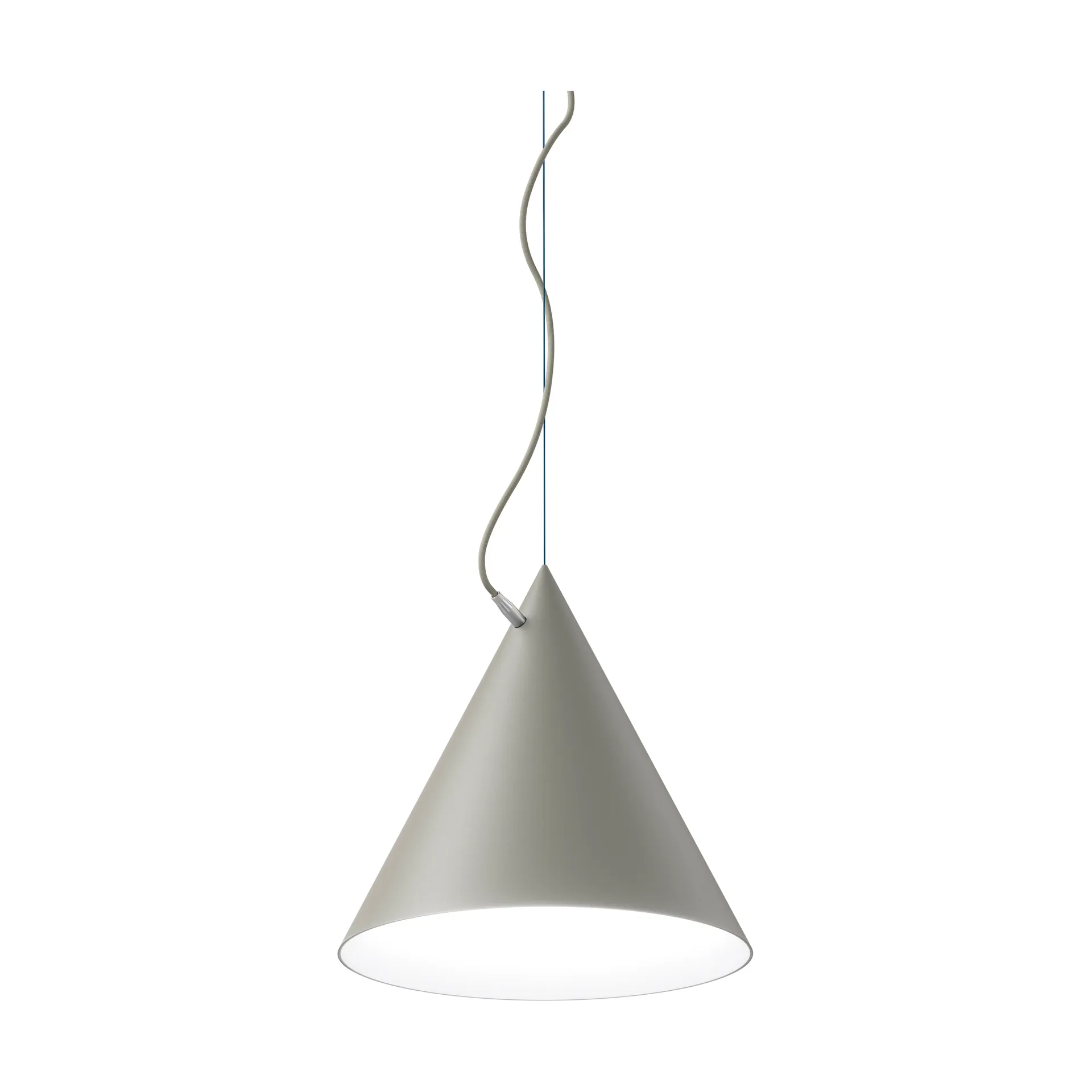 Castor pendant 40 cm, Gray-light gray-silver Noon