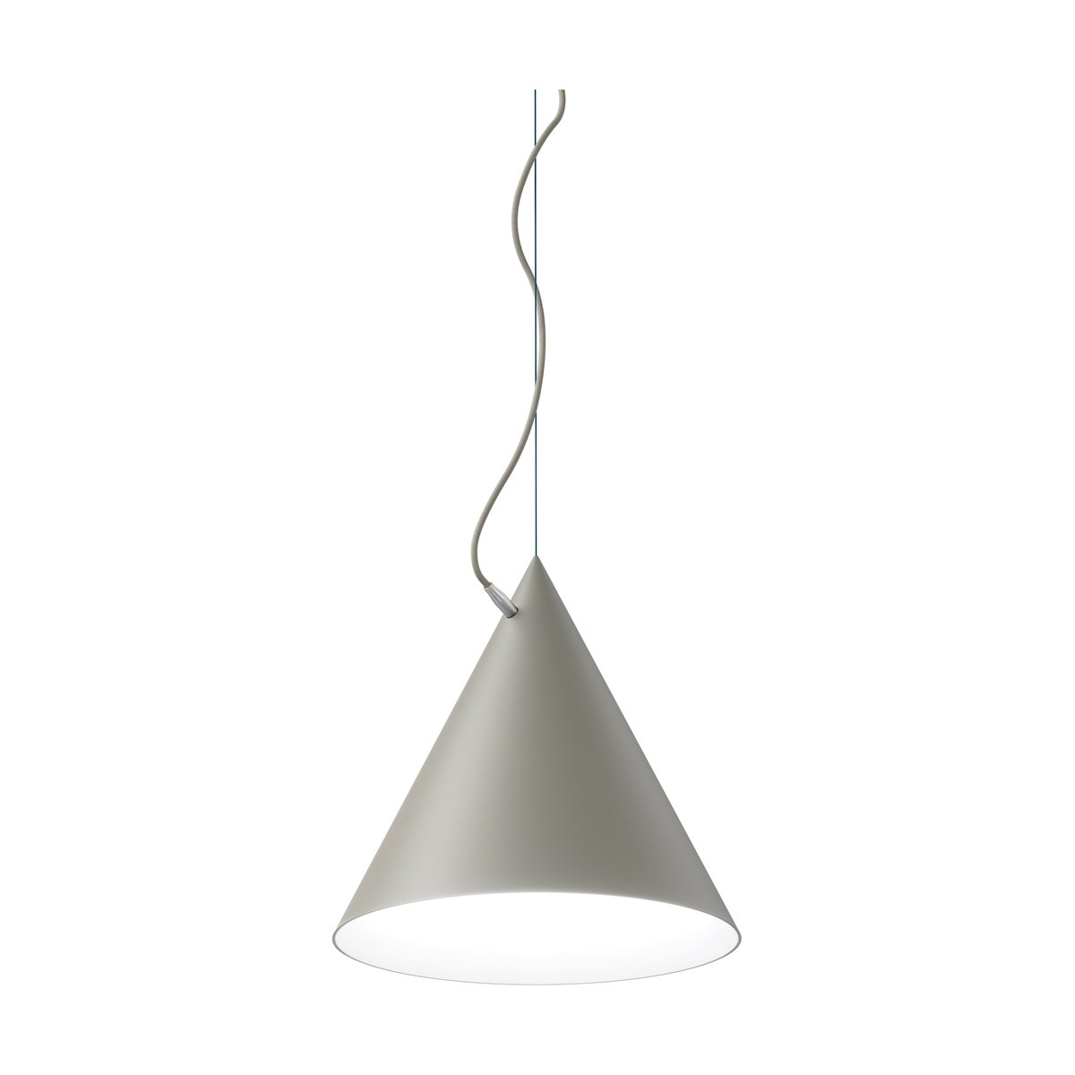 Noon Castor pendant 40 cm Gray-light gray-silver | Scandinavian Design | Pendant lamps | Grey