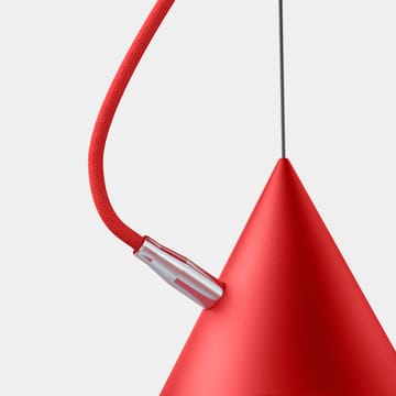 Castor pendant 60 cm - Red-red-silver - Noon