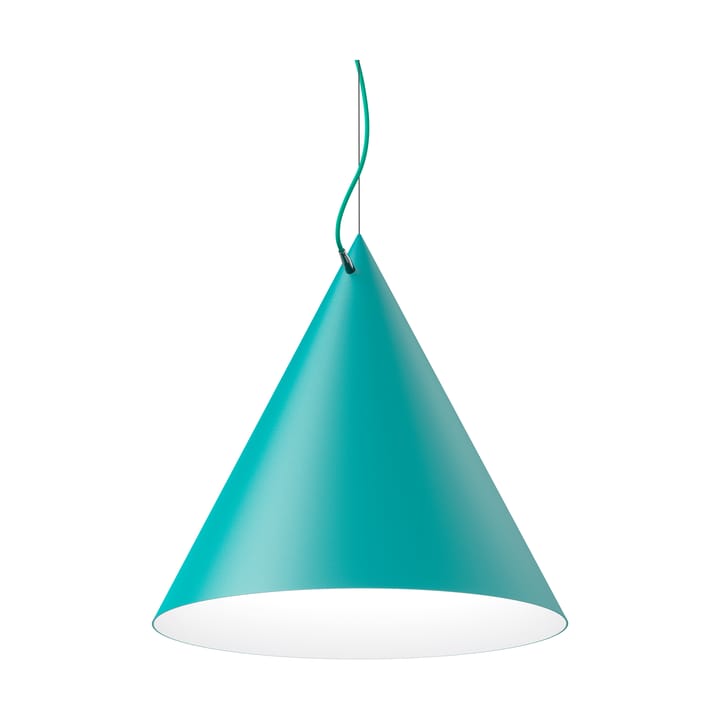 Castor pendant 60 cm - Turquoise-turquoise-silver - Noon