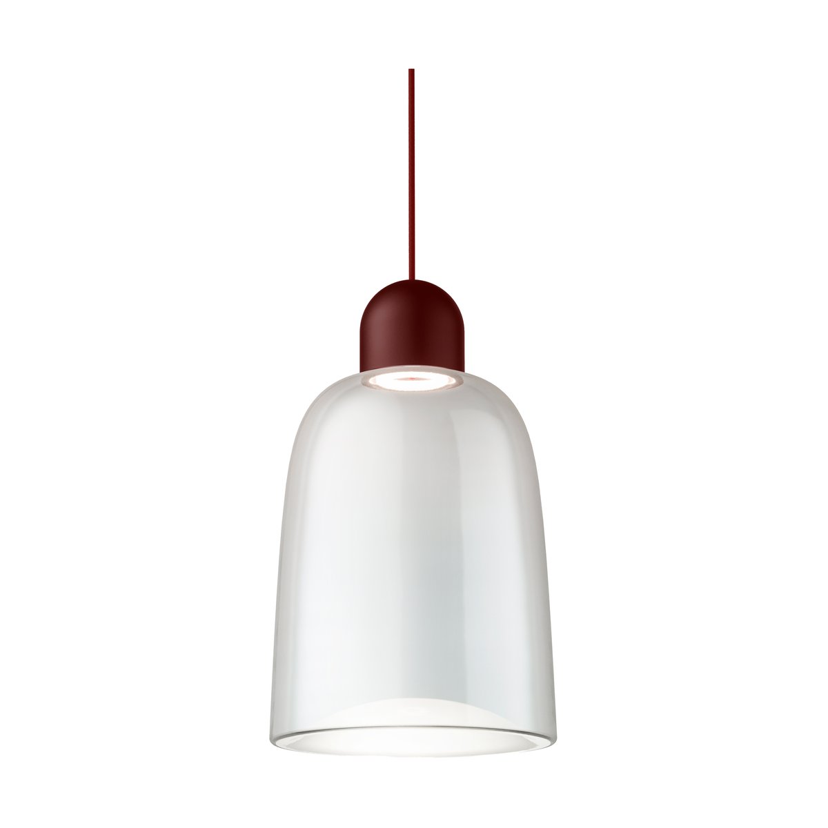 Noon Dia pendant 27 cm Bordeaux red-dark red | Scandinavian Design | Pendant lamps | Red