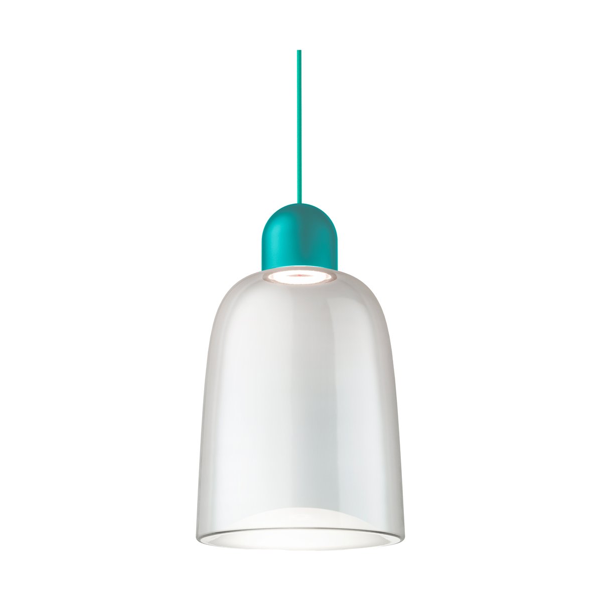Noon Dia pendant 27 cm Turquoise-turquoise | Scandinavian Design | Pendant lamps | Turquoise