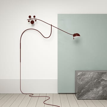 Juno wall lamp - Bordeaux red-dark red - Noon