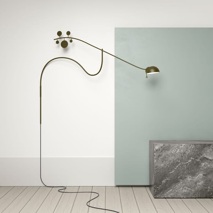 Juno wall lamp - Olive gray-dark gray - Noon