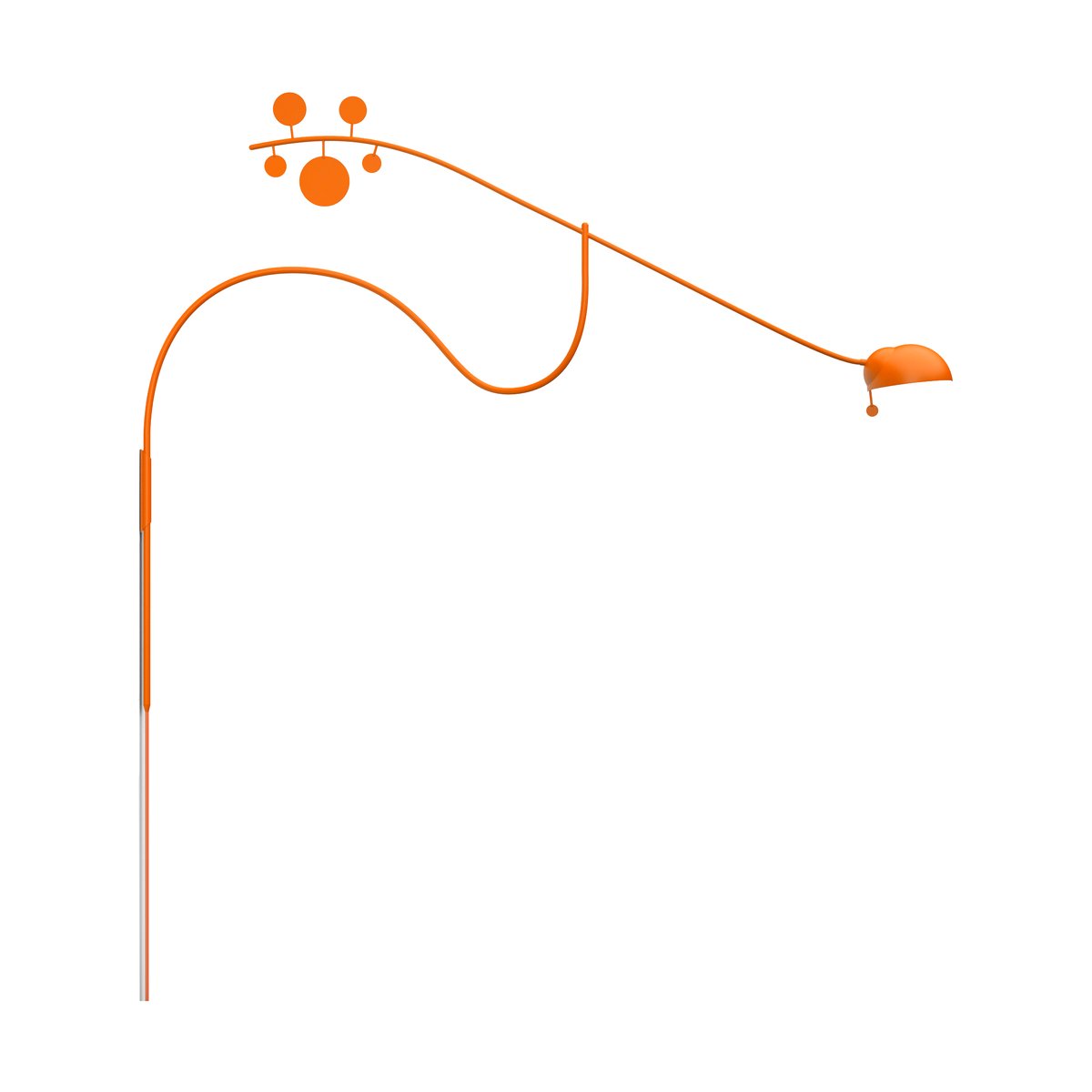 Noon Juno wall lamp Orange-orange | Scandinavian Design | Wall lights | Orange