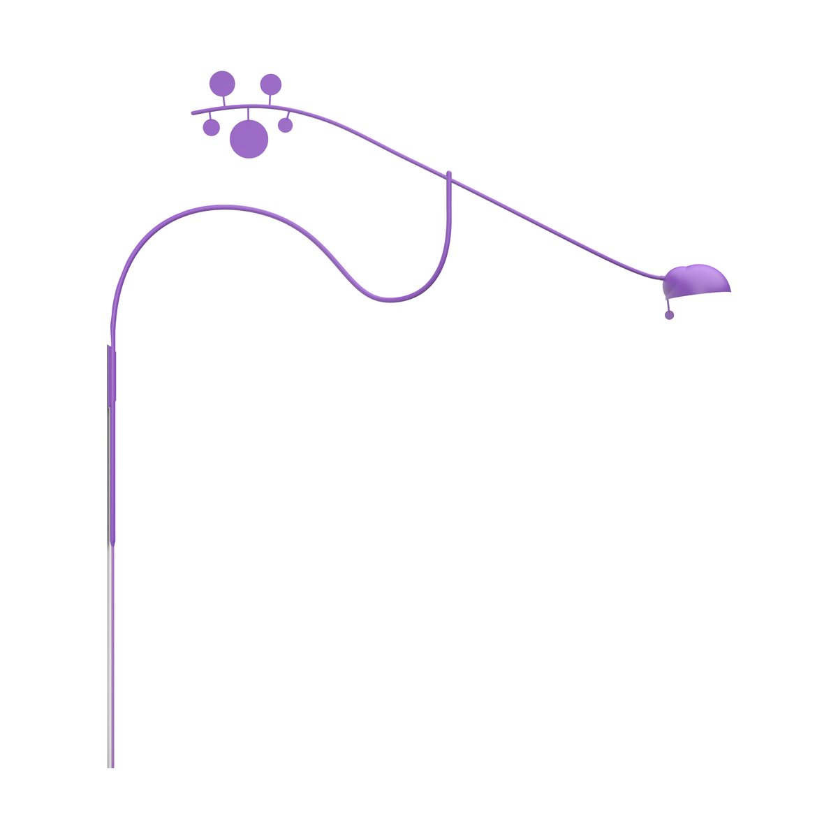 Noon Juno wall lamp Purple-purple | Scandinavian Design | Wall lights | Purple