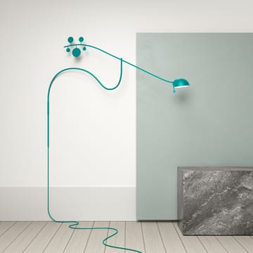 Juno wall lamp - Turquoise-turquoise - Noon