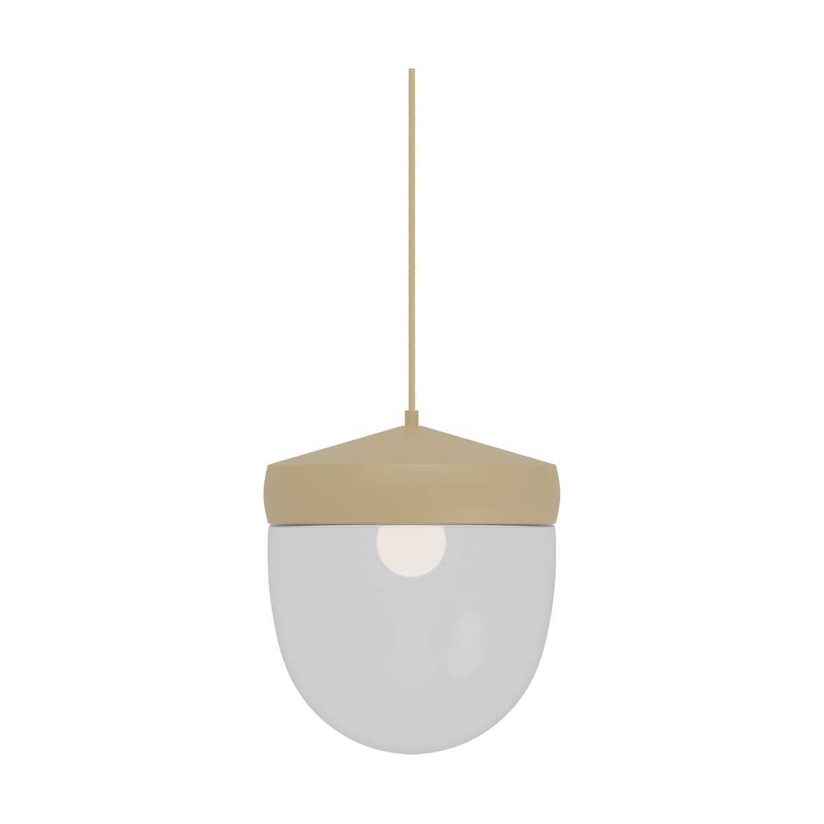 Noon Pan pendant clear 30 cm Beige-light beige | Scandinavian Design | Pendant lamps | Beige