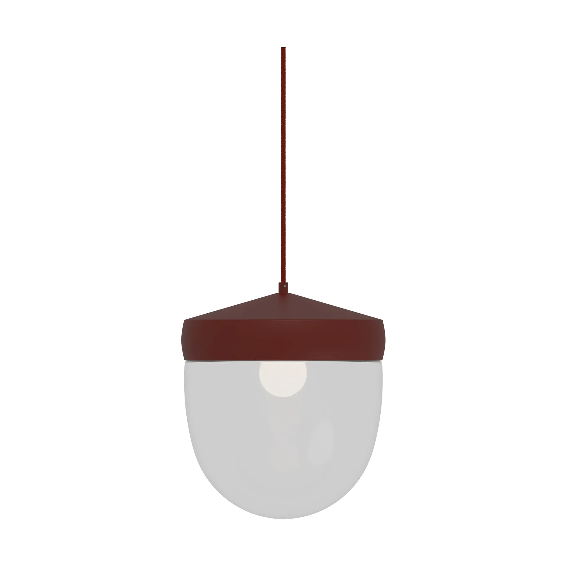 Pan pendant clear 30 cm, Bordeaux red-dark red Noon
