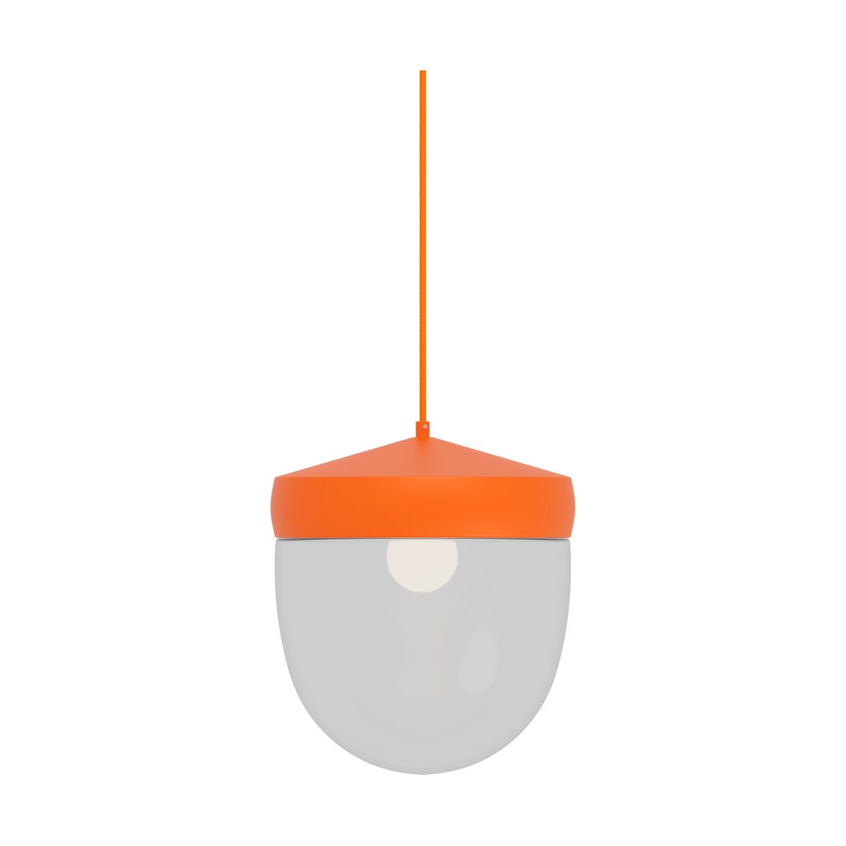 Noon Pan pendant clear 30 cm Orange-orange | Scandinavian Design | Pendant lamps | Orange