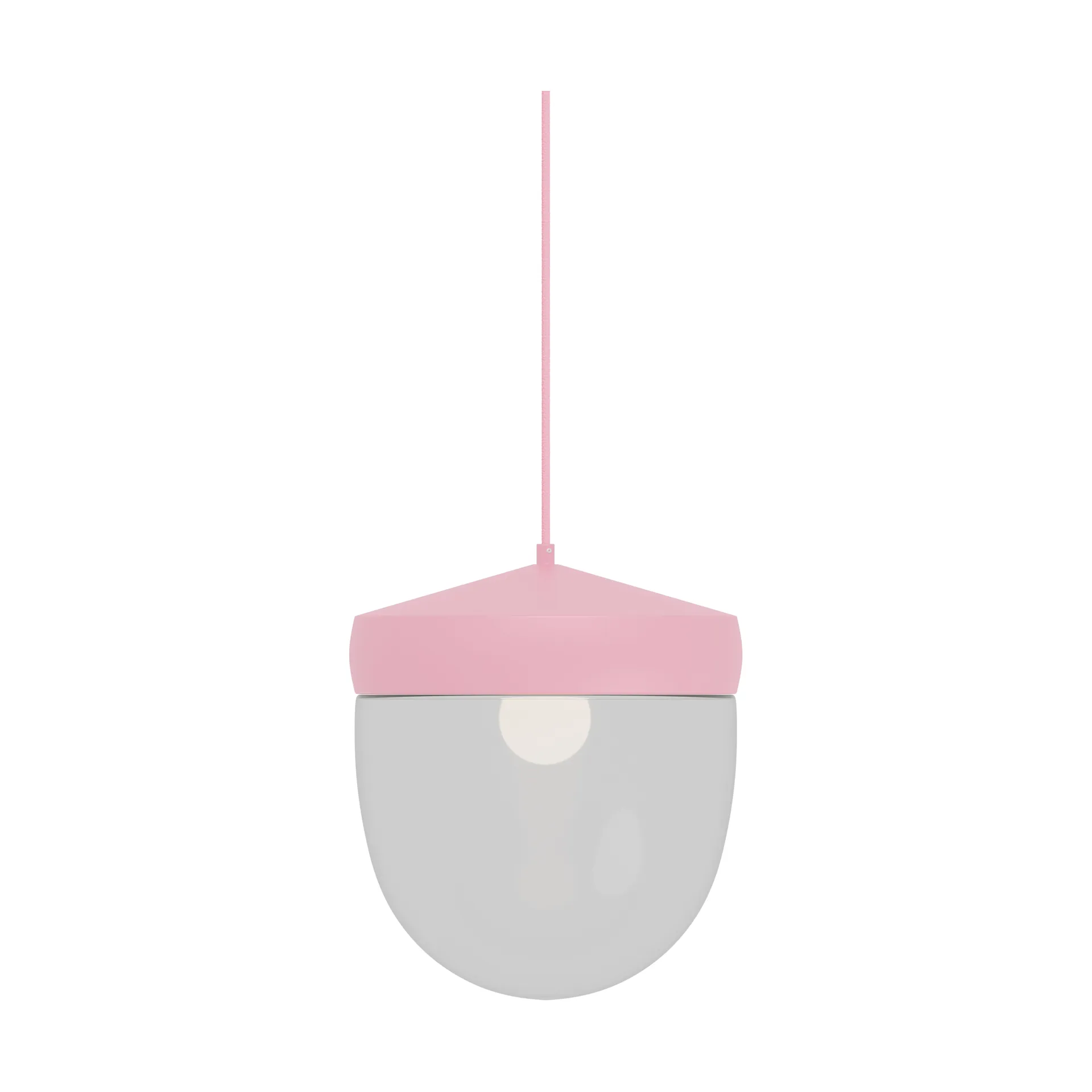 Pan pendant clear 30 cm, Pink-pink Noon