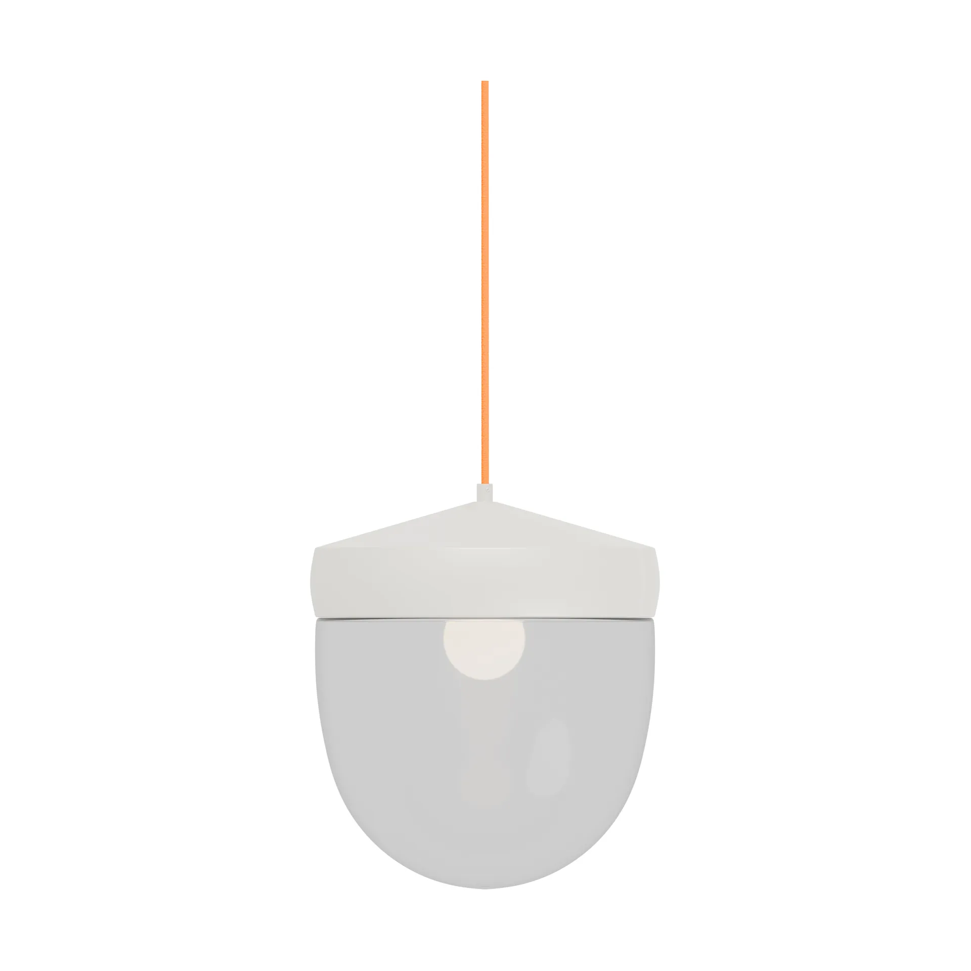 Pan pendant clear 30 cm, White-orange Noon