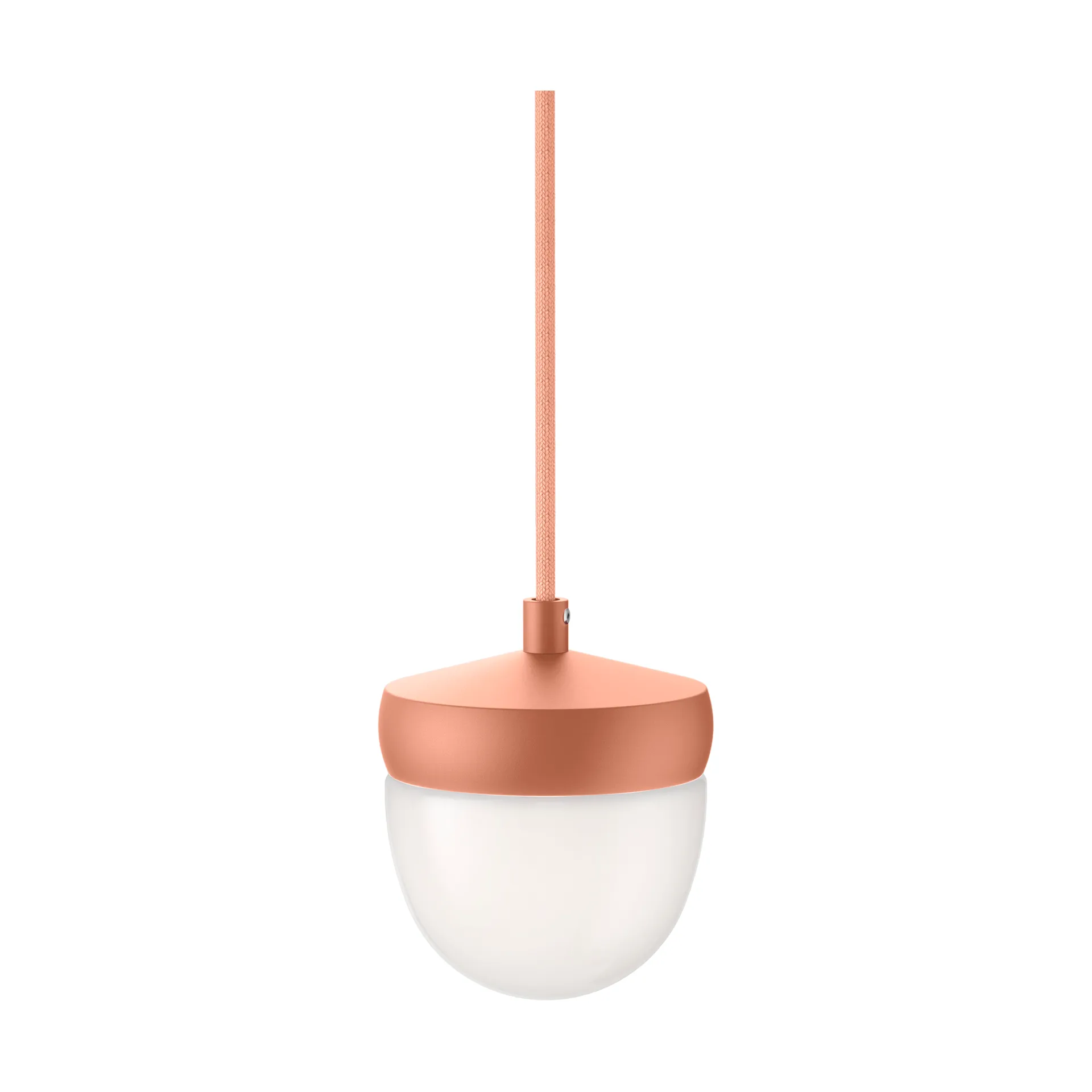 Pan pendant frosted 10 cm, Apricot-apricot Noon