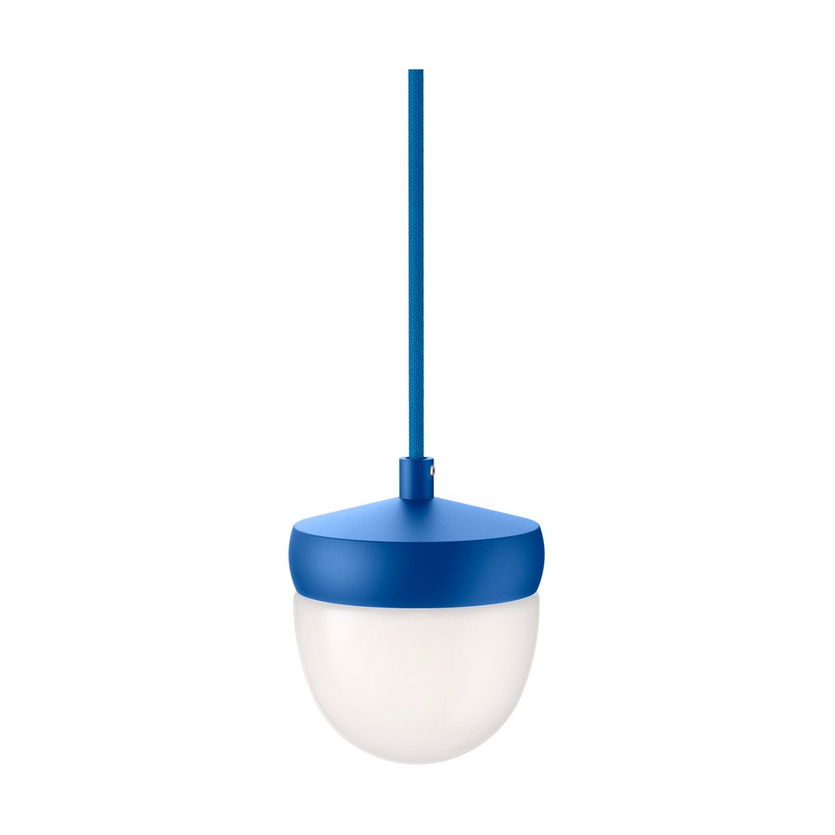 Noon Pan pendant frosted 10 cm Blue-blue | Scandinavian Design | Pendant lamps | Blue
