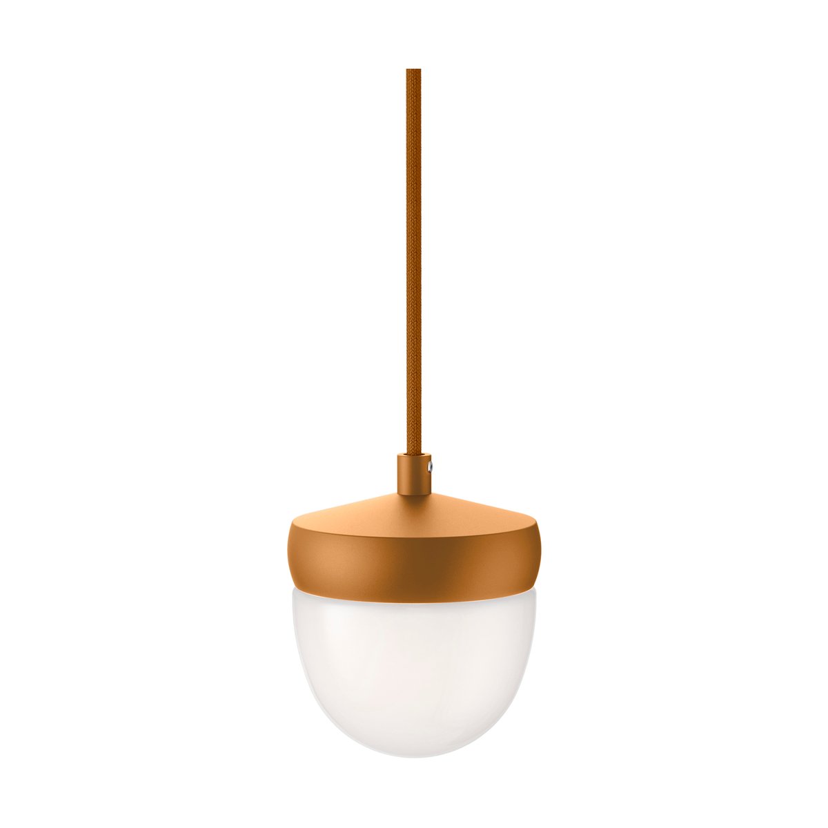 Noon Pan pendant frosted 10 cm Brown okra | Scandinavian Design | Pendant lamps | Brown