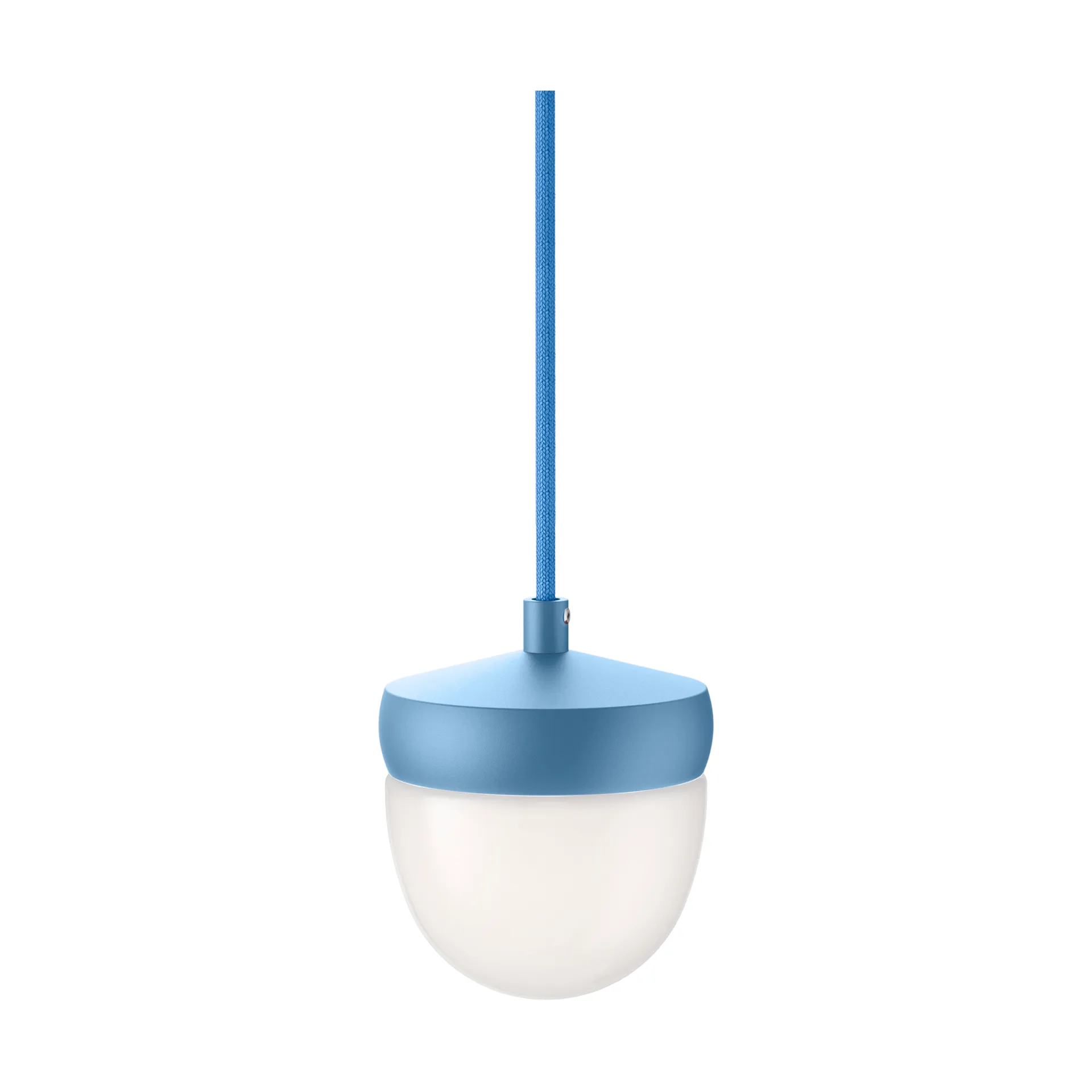 Pan pendant frosted 10 cm, Pastel blue-light blue Noon
