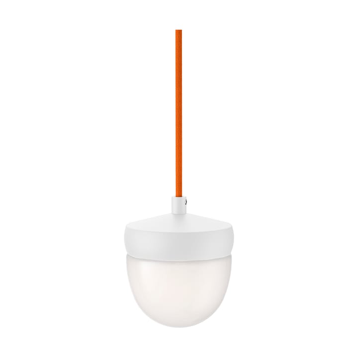 Pan pendant frosted 10 cm - White-orange - Noon