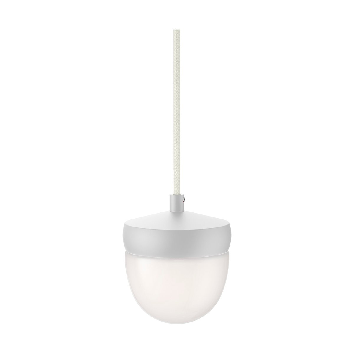 Noon Pan pendant frosted 10 cm White-white | Scandinavian Design | Pendant lamps | White