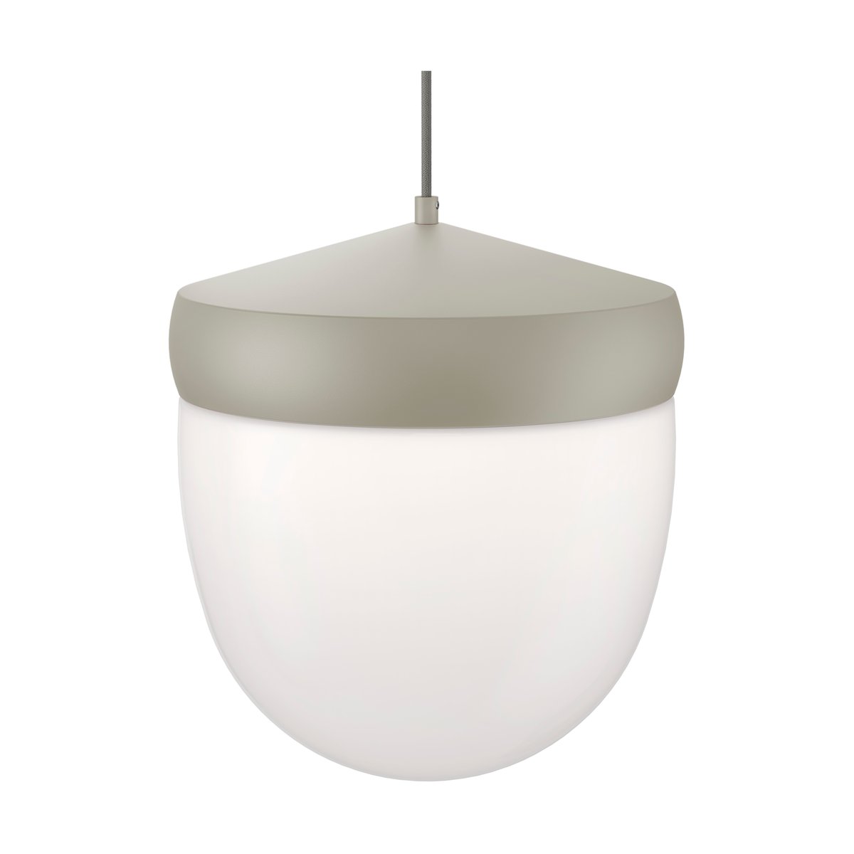 Noon Pan pendant frosted 30 cm Gray-light gray | Scandinavian Design | Pendant lamps | Grey