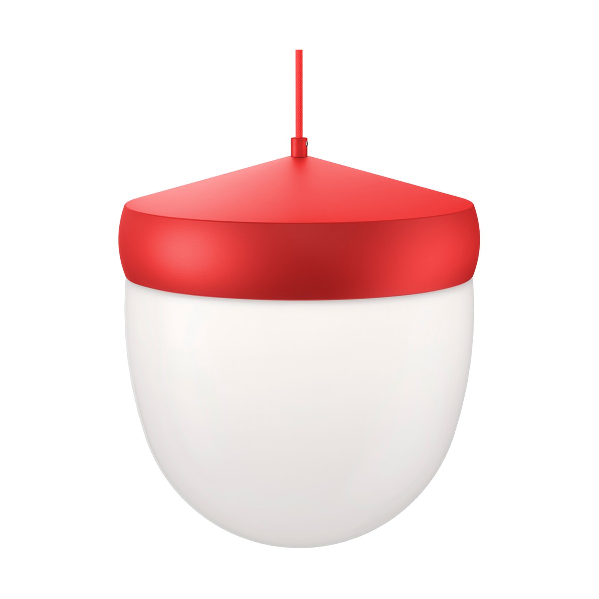 Noon Pan pendant frosted 30 cm Red-red | Scandinavian Design | Pendant lamps | Red