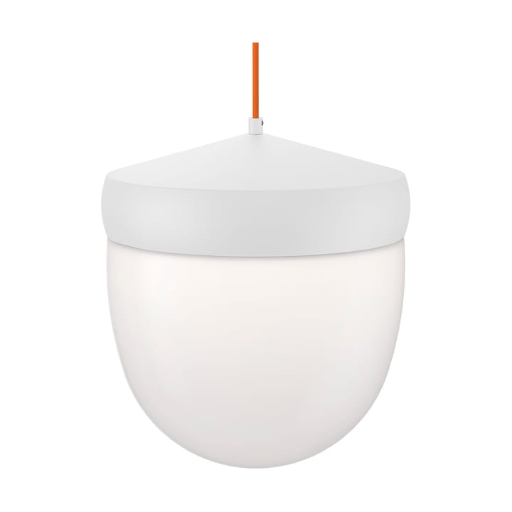 Pan pendant frosted 30 cm - White-orange - Noon