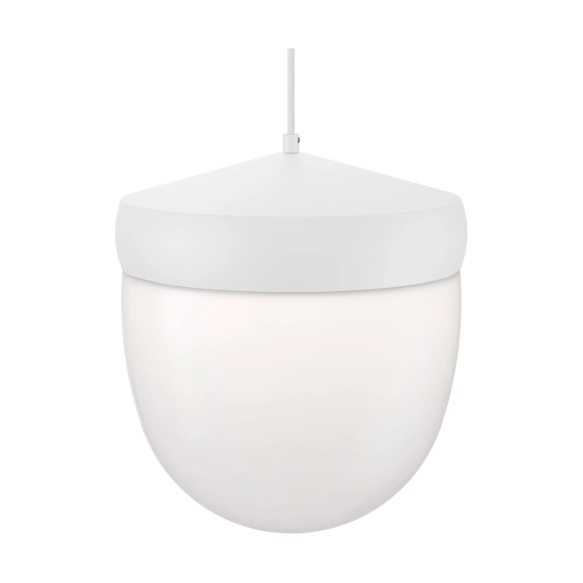 Pan pendant frosted 30 cm, White-white Noon
