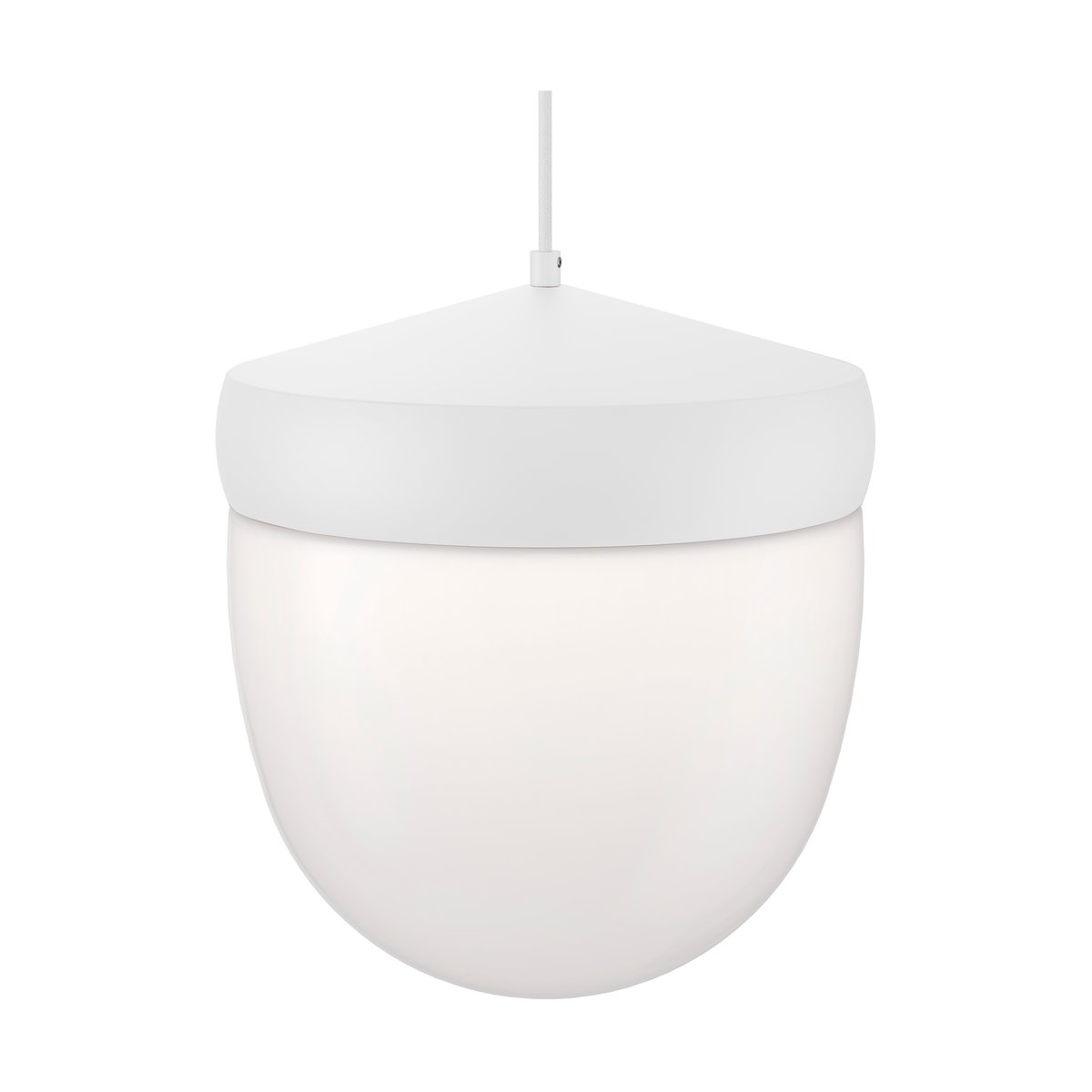 Noon Pan pendant frosted 30 cm White-white | Scandinavian Design | Pendant lamps | White