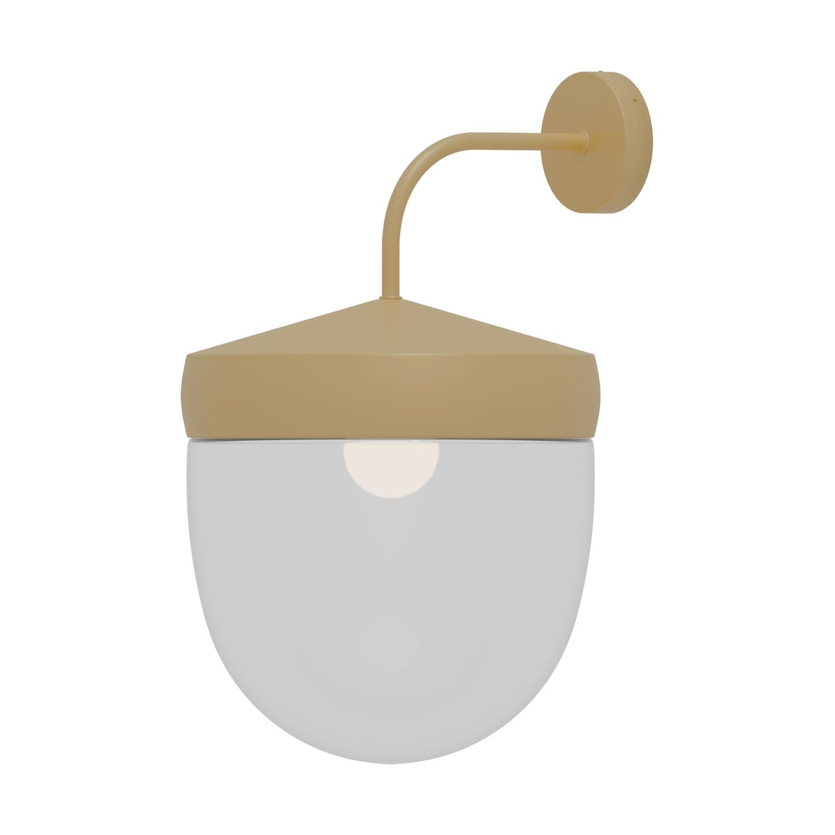 Noon Pan wall lamp clear 30 cm Beige | Scandinavian Design | Wall lights | Beige