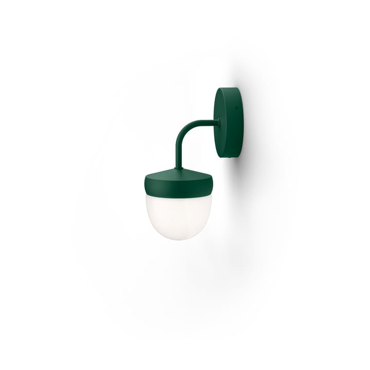 Pan wall lamp frosted 10 cm - British racing green - Noon