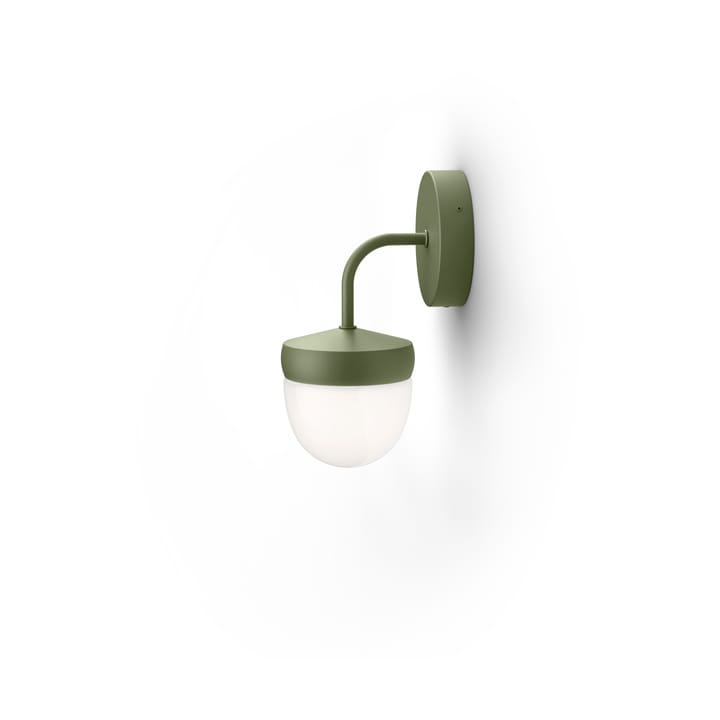 Pan wall lamp frosted 10 cm - Military green - Noon