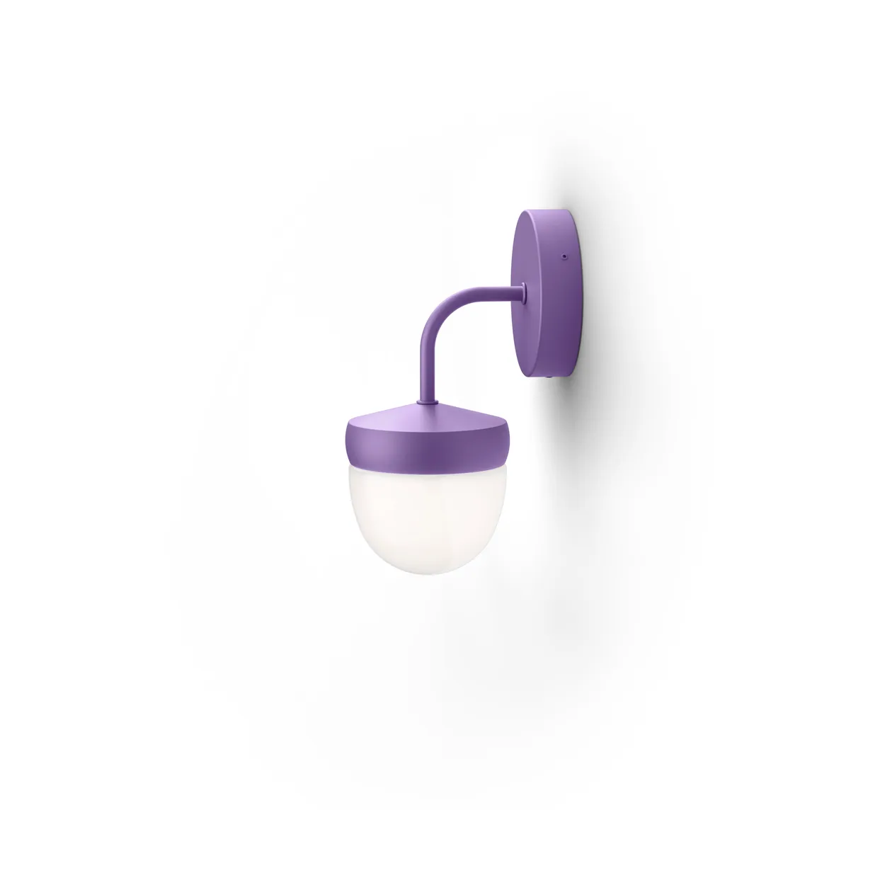 Noon Pan wall lamp frosted 10 cm Purple | Scandinavian Design | Wall lights | Purple