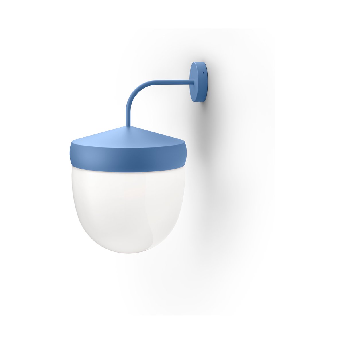 Noon Pan wall lamp frosted 30 cm Pastel blue | Scandinavian Design | Wall lights | Blue