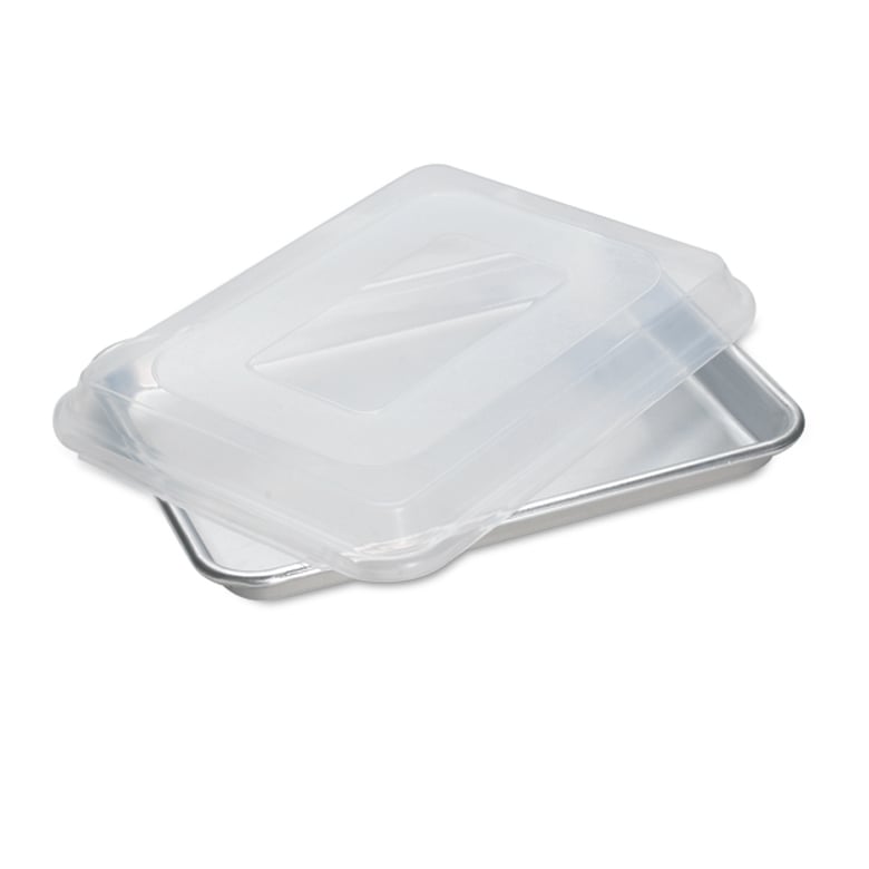 Nordic Ware Brownie Baking pan with lid Aluminum | Scandinavian Design | Other kitchen utensils | Silver-coloured