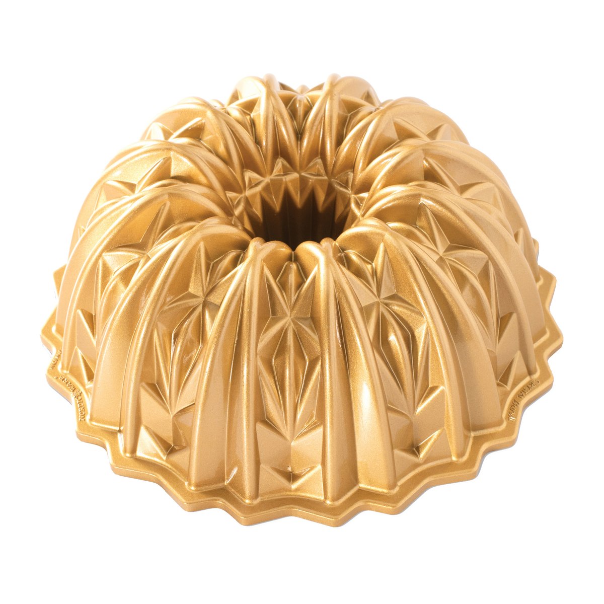 Nordic Ware cut crystal bundt form 2.4 L | Scandinavian Design | Cookie/Biscuit cutters & cake tins | Gold-coloured