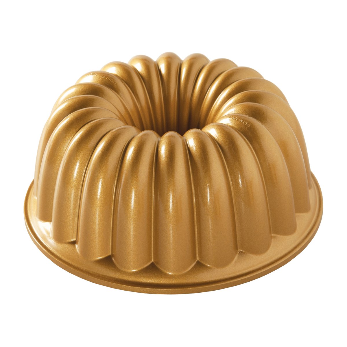 Nordic Ware Elegant party bundt baking tin 2.4 L | Scandinavian Design | Cookie/Biscuit cutters & cake tins | Gold-coloured
