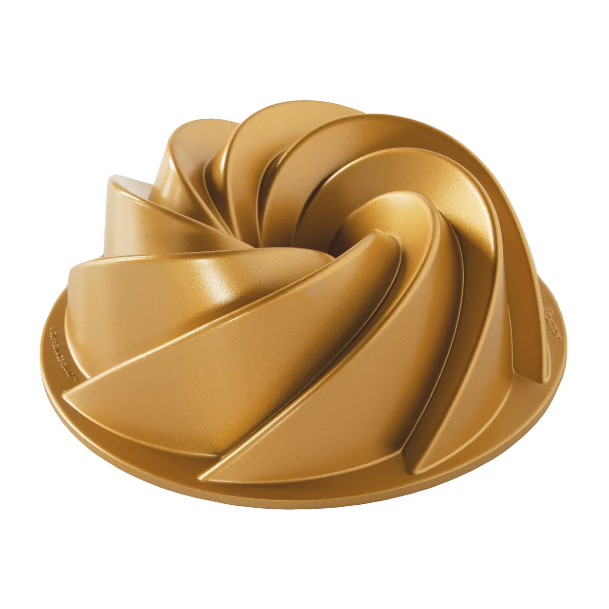 Nordic Ware heritage bundt baking tin gold 1.4 L | Scandinavian Design | Cookie/Biscuit cutters & cake tins | Gold-coloured