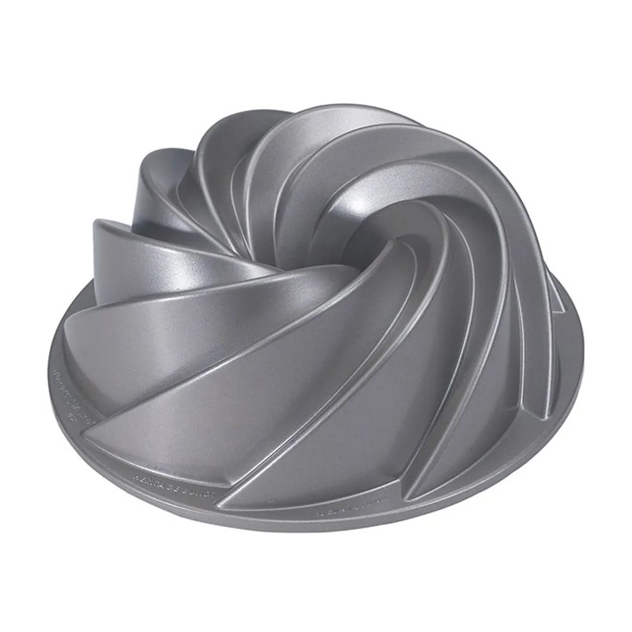 Nordic Ware heritage bundt tin silver 2.4 L | Scandinavian Design | Cookie/Biscuit cutters & cake tins | Silver-coloured