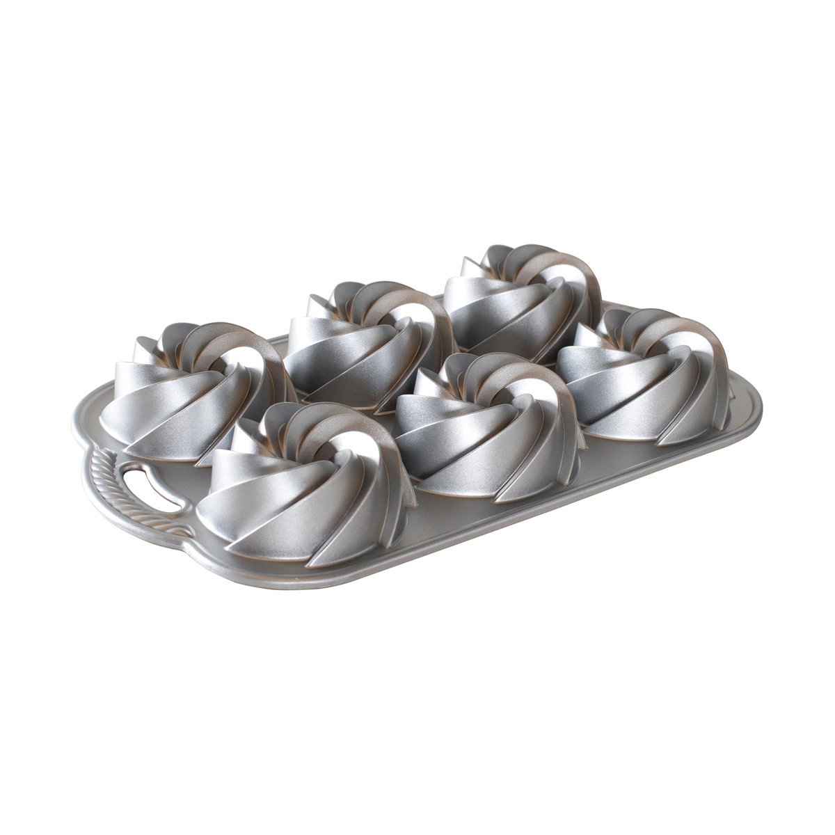 Nordic Ware Heritage bundtlette baking tin Silver | Scandinavian Design | Cookie/Biscuit cutters & cake tins | Silver-coloured
