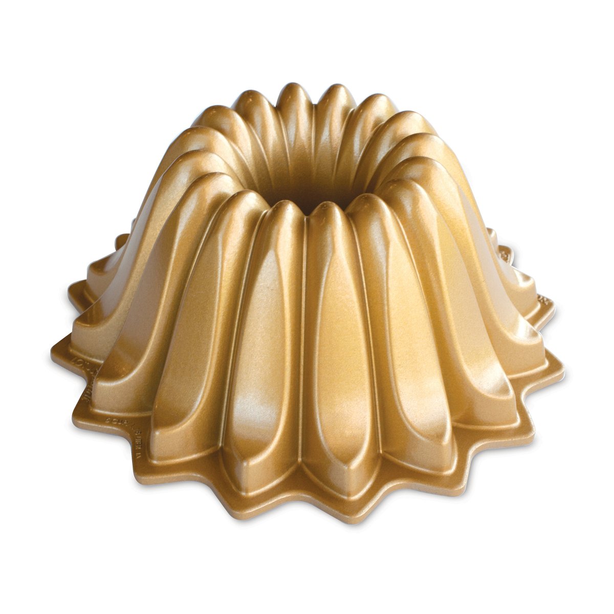 Nordic Ware lotus bundt baking tin 1.2 L | Scandinavian Design | Cookie/Biscuit cutters & cake tins | Gold-coloured