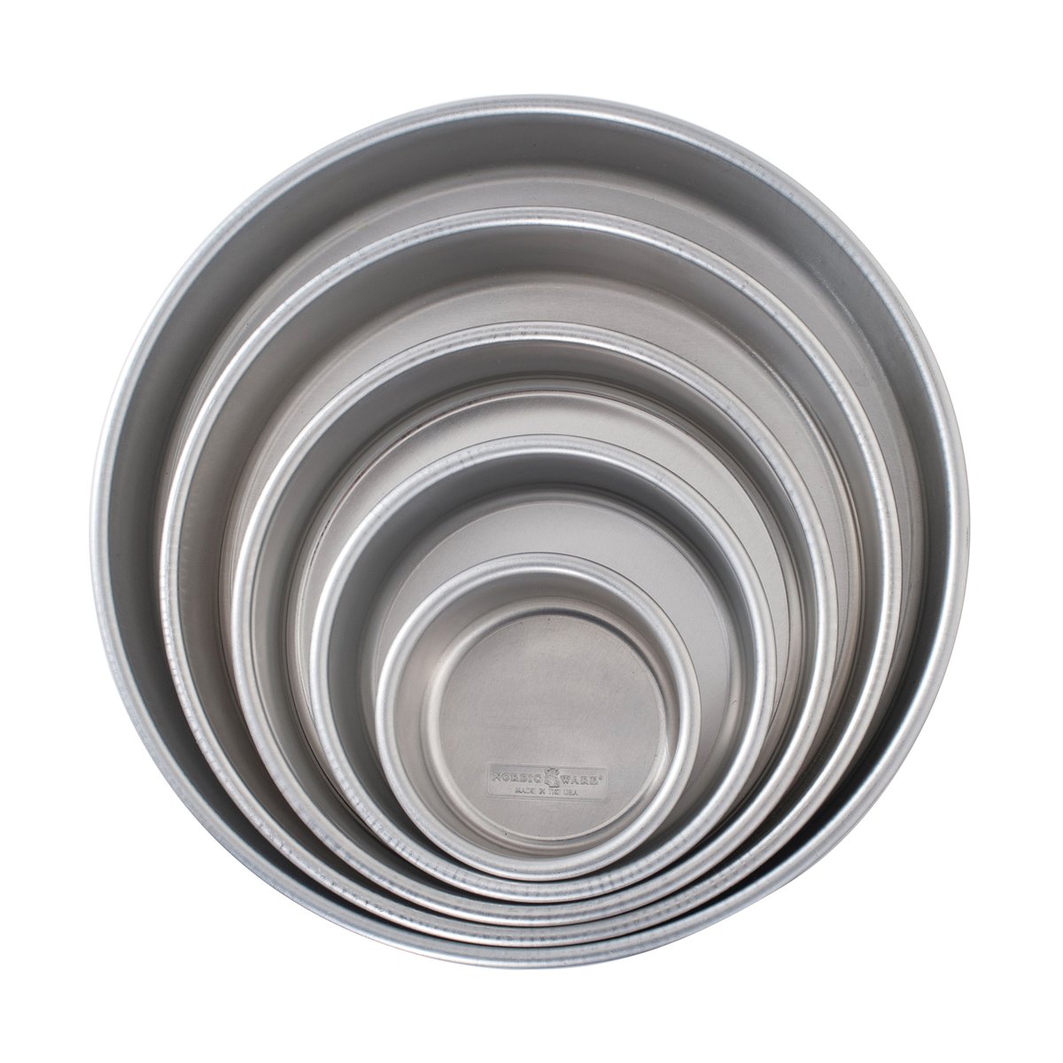 Nordic Ware Naturals wedding cake baking tin 5 pieces Aluminium