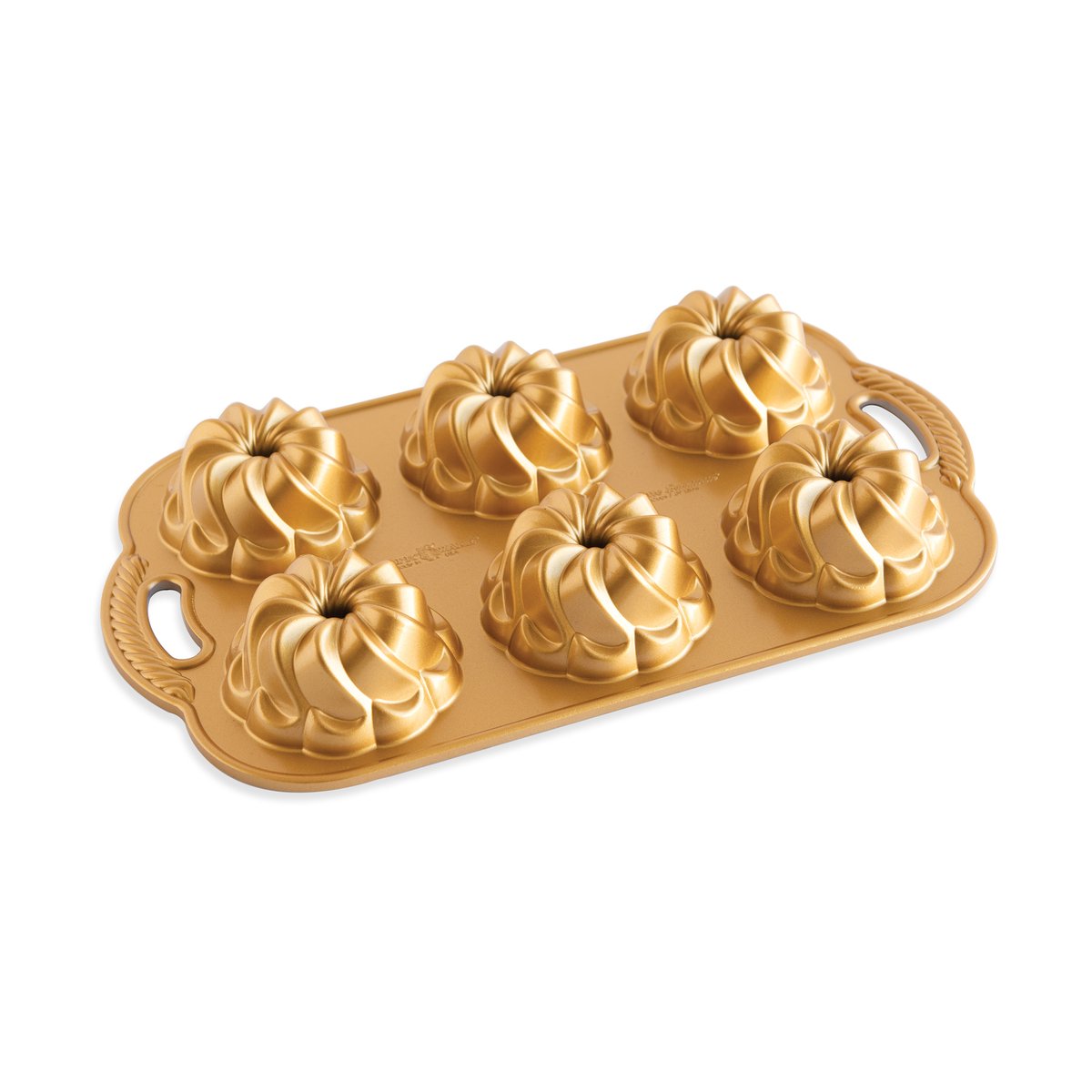 Nordic Ware pirouette bundtlette baking pan 1.2 l Gold