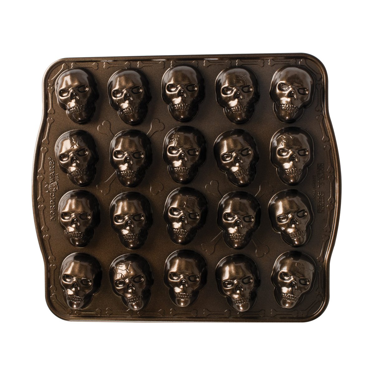 Nordic Ware Nordic Ware Skull Bites baking tin Bronze
