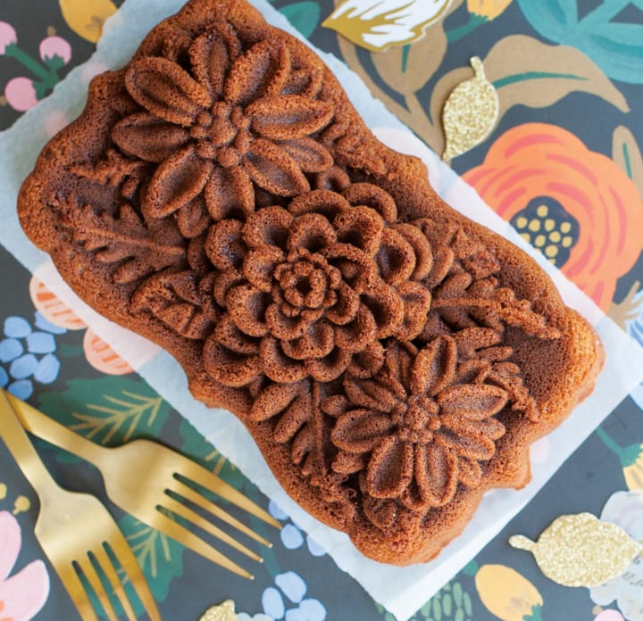 Nordic Ware Citrus Blossom Loaf Pan 