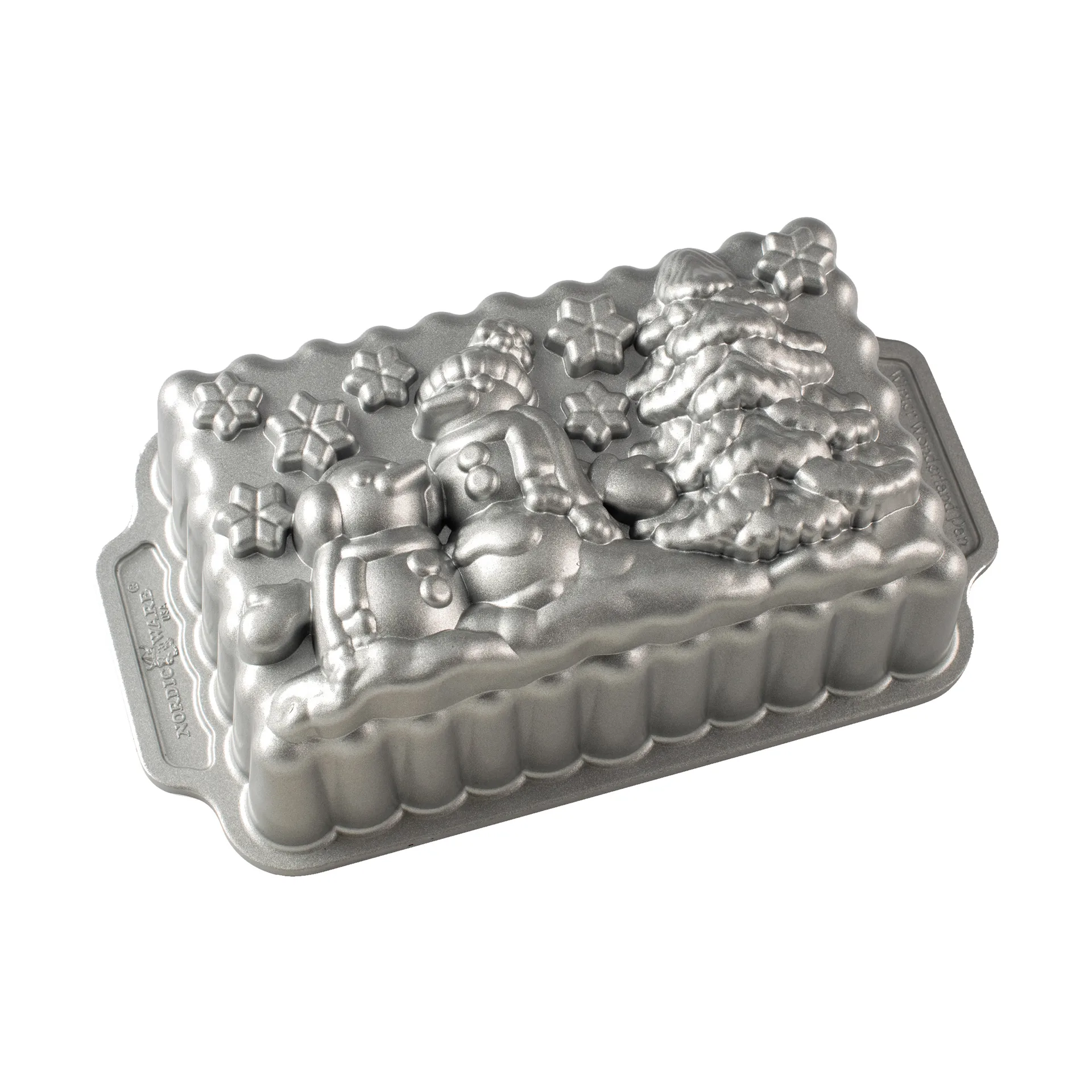 Nordic Ware Winter Wonderland bread tin 1,4 L, Silver Nordic Ware