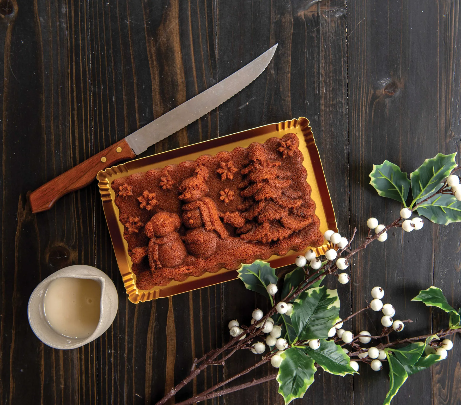 Nordic Ware Winter Wonderland bread tin 1,4 L, Silver Nordic Ware